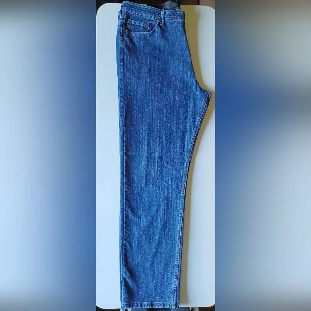 Wrangler Authentics Men's Blue Denim Jeans 40x34